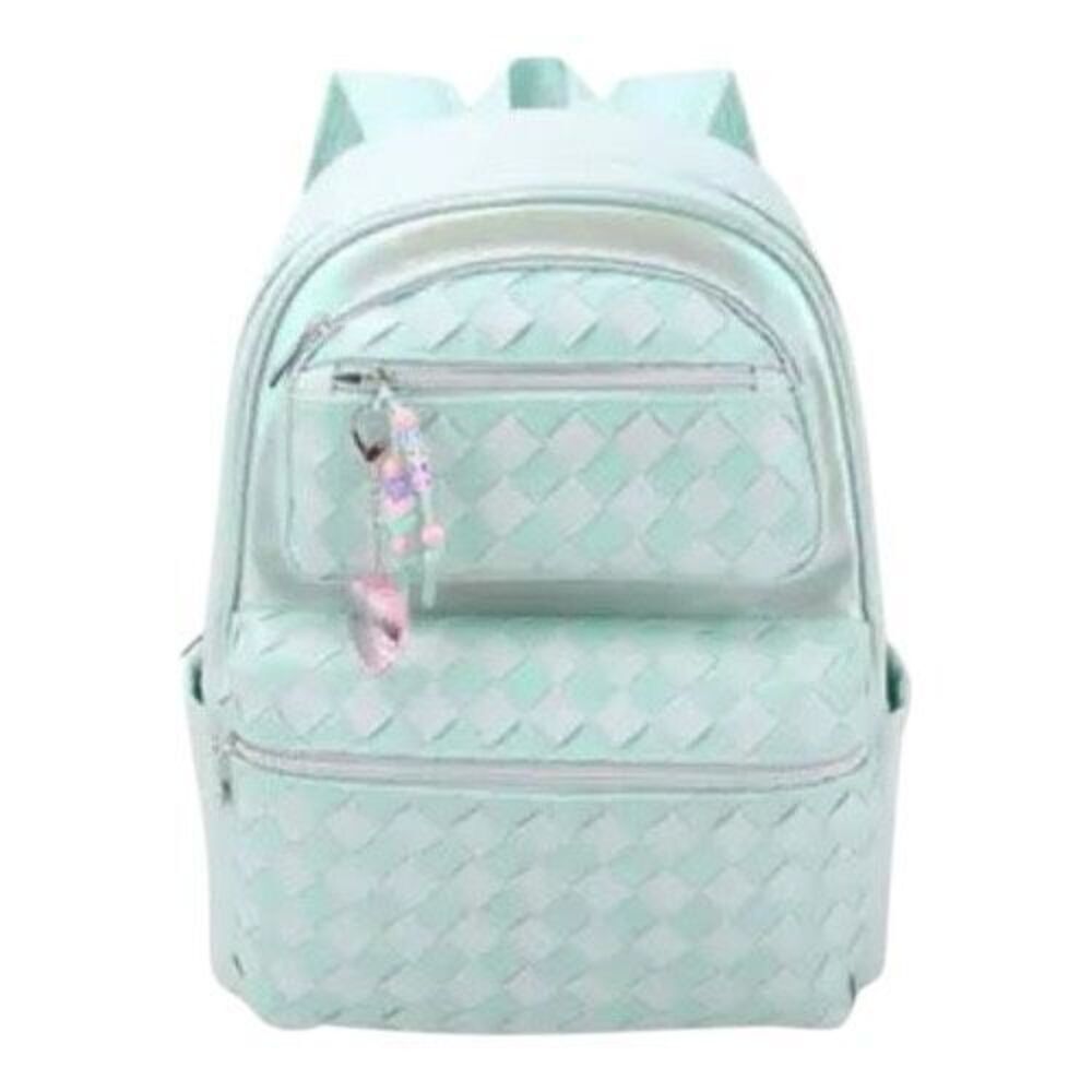 Omg Miss Gwen’s Girls Mint Green Woven Large Faux Leather School Dance Backpack